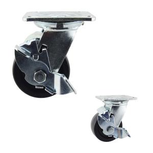 China 300kg Loaded Capacity Phenolic 4&quot; Replacement Swivel Caster Wheels factory