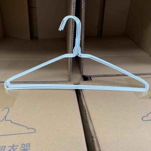 China Shirt / Suit Dry Cleaner Hanger Diameter 2.5mm White Color For Laundry Store factory
