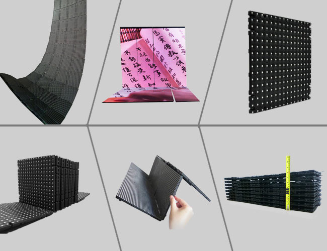 P6 High Resolution Foldable LED Screens Indoor With Synchronous / Asynchronous Control System