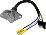 Round To Flat Trailer Light Connector Wiring IATF16949 Certification