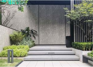China Gray Matte Outdoor Curtain Wall Porcelain Tile 60x120cm For Building And Swimming Pool factory