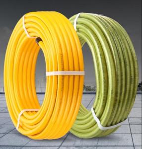China internal S30408 Gas Meter Hose , Flex Corrugated Gas Stove Pipe factory