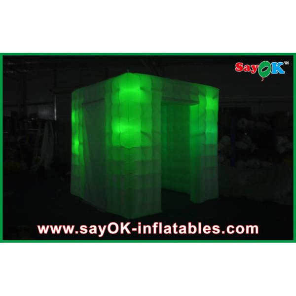 Photo Booth Backdrop Attractive Wedding Party Inflatable Photo Booth Tent Enclosure With Led Light