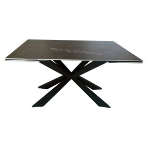 2.1 Meter Modern Rectangle Dining Table With Ceramic Top