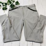 Male Knee Patch Silicone Grip Horse Riding Pants With Pockets