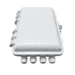 SC 1x8 PLC Fiber Optic Splitter Box IP65 12Cores Wall Mounted