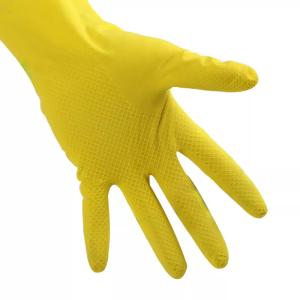 China Rubber latex industry safety gloves factory