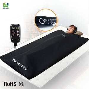 China Body Detox Portable Infrared Sauna Blanket 110-240V Slimming Sauna Blanket factory