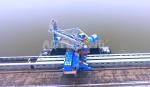 Industry Coal Unloader / Coal Unloading System 7min Boom Hoisting Time One Way