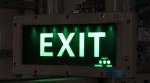 Die Cast Aluminium Body With Baked Epoxy Explosion Proof Exit Sign IP65