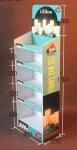 Multi Tier Retail Cardboard Floor Displays，Candle product paper display rack,