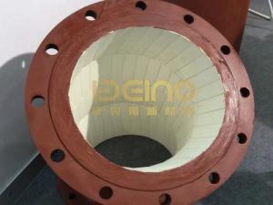 China Alumina Lining Wear Resistant Ceramic Pipe Custom ISO Certificate factory