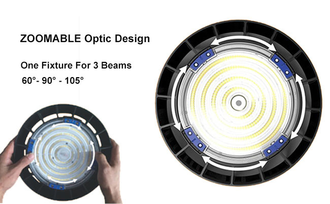 Zoombale Warehouse High Bay Led Lights 140 Lm/W Exquisite And Compact Design