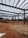 Q355B Steel Frame House Construction , Prefabricated Warehouse Buildings In