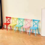 Stacking Small Kids Plastic Chair Black Red Childrens Kids Plastic Chair