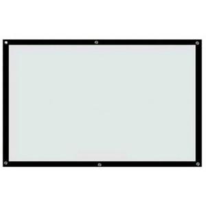 China 100&quot; 16:9 simple brief projection projector screen HD 3D TV home theater matte white movie factory