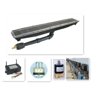 HD262 Pizza Bakery Oven Gas Burner 2000 - 5000Pa Infrared Ceramic Gas Burner