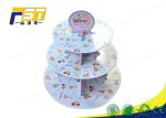 Light Weight Cardboard Cake Display Multi Tiers Customized Size For Wedding
