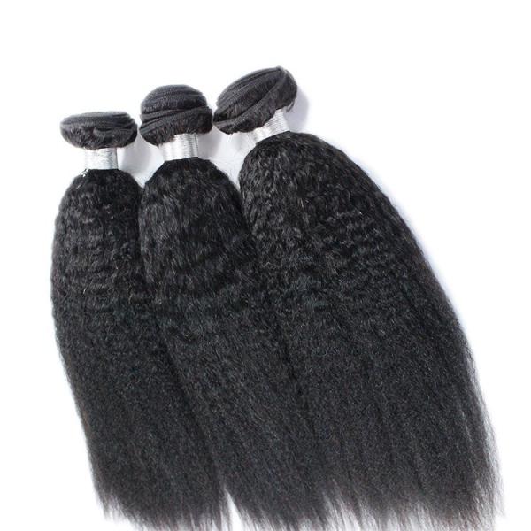 Kinky Straight 8A Grade Virgin Human Hair Bundles No Smell Hair Extension