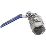Stainless Steel 304 316 2PC Ball Valve NPT/BSP Thread 1/4''-4.0'' Connection