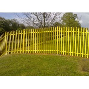 China Unscalable 1.5m Triple Pointed Palisade Fencing For Garden on sale