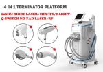 4 Handpiece Laser Beauty Machine Triple Wavelength 2000W Power Supply For Diode