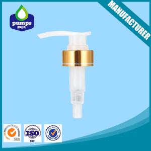 China Golden Color Aluminum Metal 33/410 Shampoo Shower Gel Lotion Pump factory