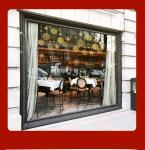 Peel and Stick PVC Transparent Christmas Decorative Film for Home or Store Glass