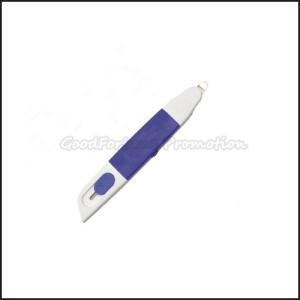 China Hot Sale Eco Abs promotional logo multifunctional letter opener memo pad staples puller factory