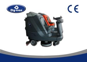 China 20 Inch Brush Ride On Floor Scrubber Dryer Machine 150 Litre Solution Tank factory