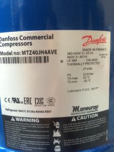 China R22 Maneurop Hermetic compressor MTZ40JH4AVE France Maneurop Piston Reciprocating commercial compressor factory