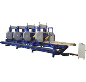 China Multiple Head Horizontal Band Resaw Machine, 6heads Multi Heads Resaw Sawmill for sale factory