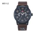 BARIHO Men's Quartz Watch Sport PU Leather Waterproof Mens Watch M511