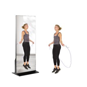 China Virtual 3D Workout TV 55inch DIY Smart Mirror Intelligent Touch Screen factory