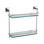 4mm 5mm 6mm 8mm Tempered Glass Corner Shower Shelf Toughened Glass Shelf Holder