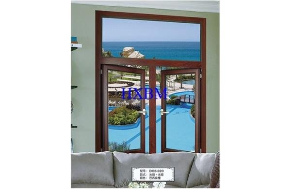 Strong enhance German Style double glass Solid Wood Windows And Doors for luxury