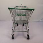 100L American Style Steel Shopping Cart Chain Store Shopping Cart With Elevator