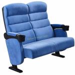 Two Seater VIP Couple Chairs With Five Years Warranty / Movie Theater Chairs