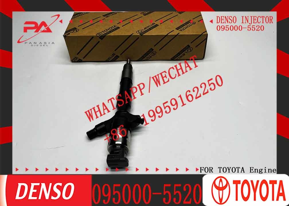 2KD New Diesel Common Rail Fuel Injector 095000-5520 Nozzle Injector 095000 5520 0950005520 for Toyota Hilux