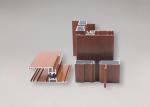 Anodized Wood Grain Thermal Break Aluminium Sections For Door And Window