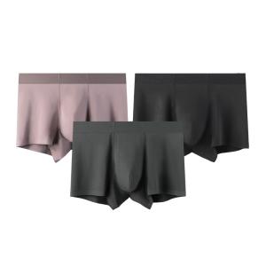 China Modal Fabric Breathable Men'S Briefs Underwear Seamless Boxer Briefs For Men factory