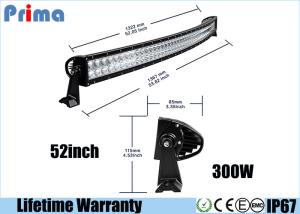 China Curved 300W Off Road IP67 LED Light Bar 300W High Power 27000lm Lumen factory