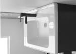 Luxury Floating Bathroom Vanity Supplier Mirror Cabinet Modern Matte White Wall