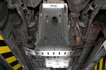 1810*870*8mm Aluminum Alloy Under Engine Cover Guard Skid Plate for Jeep