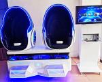 Dreamland Popular 9d vr game machine 2 players 9d egg cinema vr chair for VR
