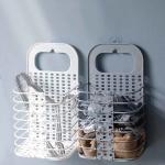 Waterproof Bathroom Collapsible Laundry Hamper Multifunction Wall Mounted