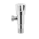 Kitchen Bathroom SS201 Plating Angle Valve 1 2 X 1 2 Ceramic Cartridge
