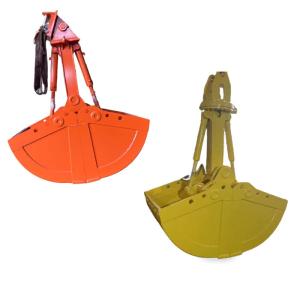China New design 10-15 ton excavator attachment ZX120 PC130 CAT315 clamshell bucket factory