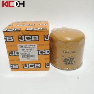 China Jcb Excavator Engine Parts Excavator Loader Gearbox Oil Filter 581-18063 factory