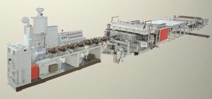 China PE Hollow Profile Sheet Machine PP Hollow Build Board Production Line factory